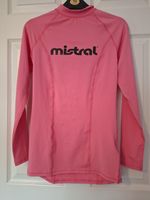 Mistral Women's Pink Long Sleeved UV Rash Protection Top Size Small 8/10