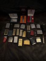 Vintage Joblot of Lighters Sold as Seen Spares or Repair