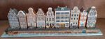 Jacob Blokker Ceramic Dutch Minature Canal Scene On A Bridge - Cold Cast Resin