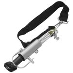 Bike Trailer Hitch Coupler Durable Steel Connector Black for Trailer Use