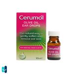 Cerumol Olive Oil Ear Drops 10ml | Medical Grade 100% Olive Oil + Dropper