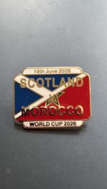 Scotland v Morocco WC2026 match badge
