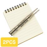 2Pcs X Mont Blanc Ballpoint Pen Refill Black Ink Genuine Gift