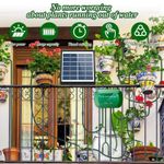 Solar Irrigation System,Solar Drip Irrigation Kit w/ 15 Drippers Watering System