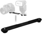 Dual Flash Bracket Hot Shoe Bracket Mount Holder for Tripod Stand Camera