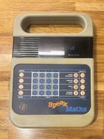 Texas Instruments Speak Spell with Speak and Maths 80s Vintage Good Working Cond