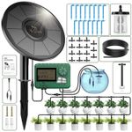 Solar Irrigation System Kit with 9 Timing Modes for Balcony/Gardens/Greenhouses