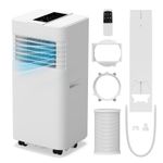 7000BTU Portable Air Conditioner Mobile Unit with Remote Control 24H Timer