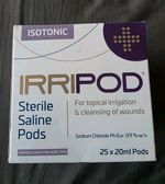 Irripod®™ Isotonic Sterile Saline Pods 25 X 20ml .New Sealed Exp 4/2030