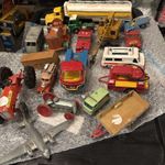 DINKY  SOME RARE  TOTAL Of  18 toys .1950/60s ect  . Spares or repairs.