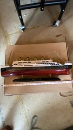 RMS Titanic | Wooden Ship Model 21" | Shelf Decor | Not a Kit