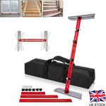 Aluminum Alloy 8-72inch Adjustable Length Stair Treads Gauge Measuring Template