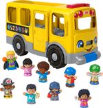 Fisher-Price Little People Toddler Toy Big Yellow School Bus & Community Heroes