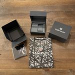 TAG Heuer Empty Grey Luxury Watch Display Box With shop Bag And Quartz Manual