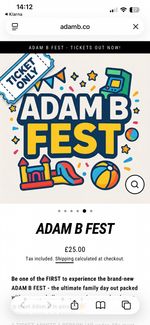 adam b festival tickets LondonDerry x4