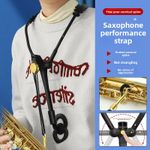 Saxophone Double Shoulder Neck Strap Adjustable Alto Tenor Saxophone Shoulder