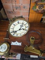 Antique Vienna Clock Mechanism Complete By Gustav Becker Silesia , Spares&Repair