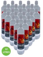 12 Litres Bio ethanol Fuel Clean Burn Bioethanol Premium Grade FREE ODOUR SHOT !