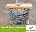 200m roll of barbed wire high tensile galvanised field paddock security fencing 