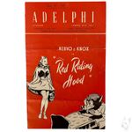 Vintage 1946 Adelphi Theatre Little Red Riding Hood Programme Nervo & Knox Panto