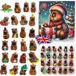 Capybara Advent Calendar 2026 Christmas Countdown 24 Mini Figures Kids Gifts Box