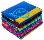 Jacquard Beach Towel Cotton Rich Soft Absorbent Large Quick Dry Holiday 75x150cm