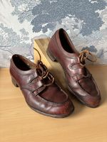 Vintage 1950s ‘The Swan Shoe’ Women’s Mahogany Leather Shoes - Size 4.5 UK