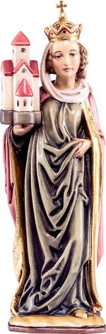 Val Gardena Wooden Statue of St. Agnes Various Sizes