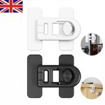 2/4PC Baby Safety Locks Kids Child Proof for Cabinet Cupboard Drawer Fridge Door