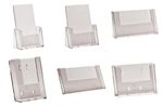 Leaflet holders Dispenser Counter Standing Wall Mounted & Business Card Plastic