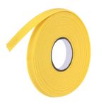 3/8 Inch Double Fold Bias Tape Polyester Bias Tape(Yellow 10 Yards)
