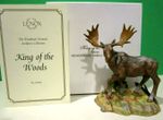 LENOX KING of the WOODS MOOSE Sculpture Woodland Animals Collection NEW n BOXCOA