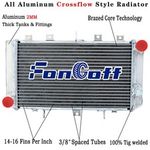 Aluminium 26mm Core Radiator For Kawasaki 2004-2006 Z750/2005-2006 Z750S.