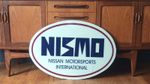 Large Vintage NISMO Nissan Motorsports International Acrylic Wall Sign