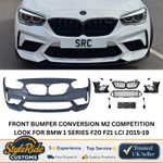 FRONT BUMPER CONVERSION M2 COMPETITION LOOK FOR BMW 1 SERIES F20 F21 LCI 2015-19