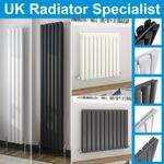 Designer Horizontal Vertical Flat Panel Oval Column Radiator Central Heating Rad