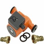 CENTRAL HEATING CIRCULATOR PUMP 60-130 FOR HOT WATER HEATING SYSTEM +VALVES