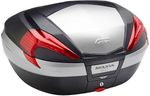 Givi V56N - Maxia 4 Monokey Top Case - Black/Alu/Red 56 Litre