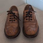 Loake 1880 Men’s Brown Leather Brogue Lace-Up Dress Shoes Round Toe UK 9
