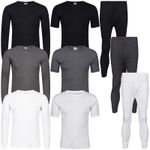 New Mens Thermals Tops Short Sleeve T Shirt Long John Warm Underwear Base Layer
