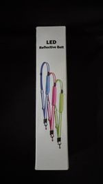 LED Reflective Running Belt Shoulder/Full Body, Polyester, Unisex Adults, LB01
