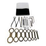 19x Saxophone Repair Tool Set Sax Pad Leveling Tools Sax Repair Kit