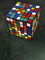 Speed Magic Cube 7 x 7 x 7 Expert Extreme Twist Turn Brain Teaser Puzzler Toy
