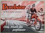 EXCELSIOR Motorcycles Sales Brochure 1960 Consort Universal Roadmaster Monarch +