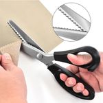 Pinking Shears, Professional Dressmaking Scissors Crafts Zig Zag Cut Scissors BO