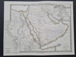 Antique 1855 Map - Ancient Arabia, Egypt & Ethiopia - Spruner