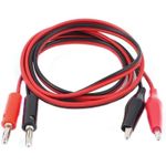 1m Probe Multimeter Test Cable Lead Banana Plug to Alligator Crocodile Clip Pair