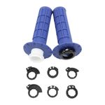 6 Color Universal Motorcycle Grips 7/8" 22mm Hand Grip W/ The Snap-on Cam Lock-o