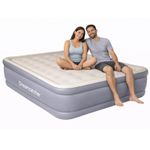 Double Air Bed Blow Up Inflatable Camping Mattress with Built In Electric Pump