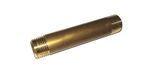 1/2 inch BSP x 100mm Brass Tapered Barrel Extended Nipple